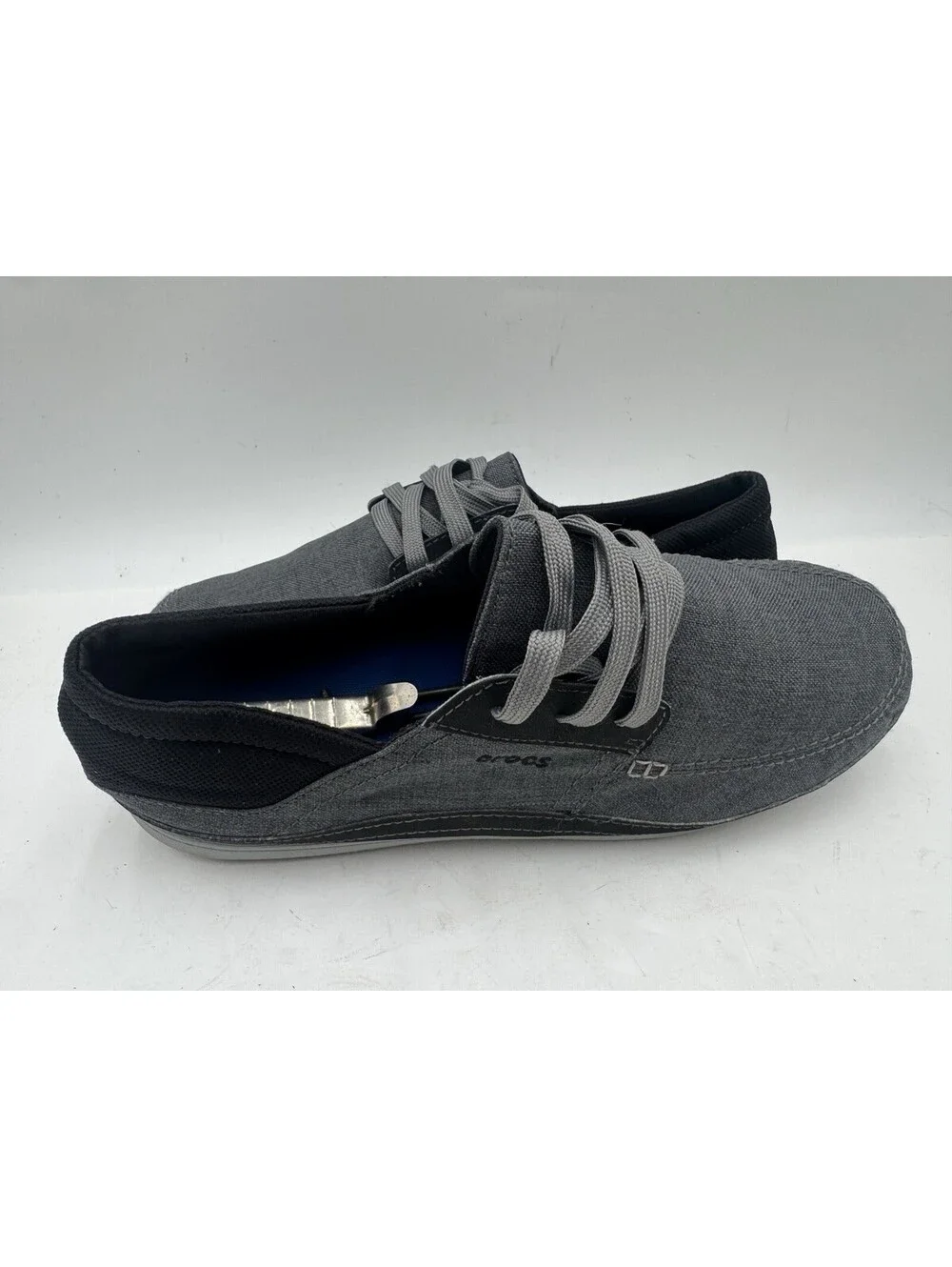 Crocs Santa Cruz Playa Men's Sneakers 12 Gray Comfort Lace Up Shoes